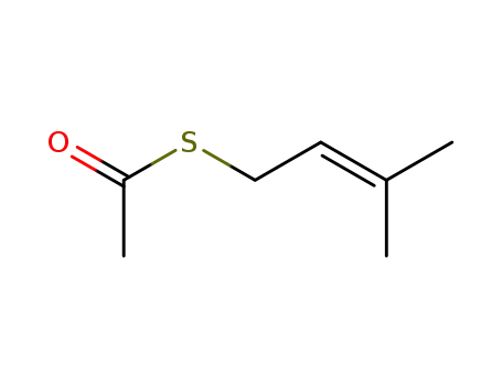 ethanethioic acid S-(3-methyl-2-butenyl) ester
