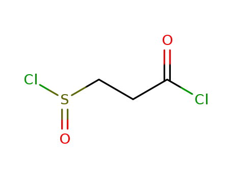 Propanoyl chloride, 3-(chlorosulfinyl)-