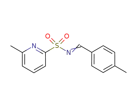 N-[(4-methylphenyl)methylidene]-(6-methyl-2-pyridinesulfonamide)