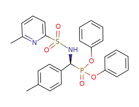 (S)-diphenyl [(6-methyl-2-pyridinesulfonyl)amino-(4-methylphenyl)methyl]phosphonate