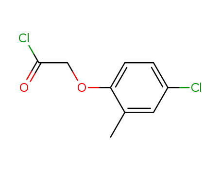 Molecular Structure of 6597-79-1 (Acetyl chloride, (4-chloro-2-methylphenoxy)-)