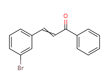 Molecular Structure of 29816-74-8 (2-Propen-1-one, 3-(3-bromophenyl)-1-phenyl-)
