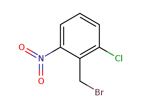 Molecular Structure of 56433-01-3 (2-(bromomethyl)-1-chloro-3-nitrobenzene)