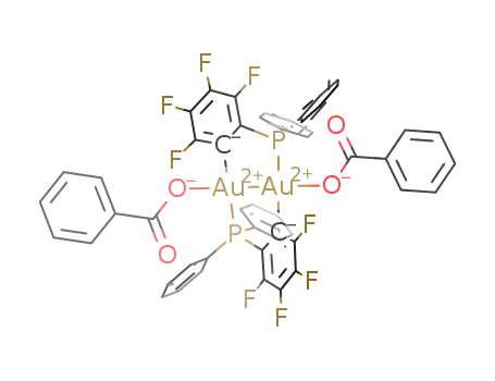 [Au2(benzoato)2(μ-2-C6F4PPh2)2]