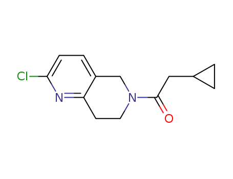2-chloro-6-(cyclopropylacetyl)-5,6,7,8-tetrahydro-1,6-naphthyridine