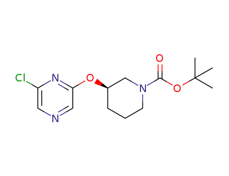 tert-butyl (3R)-3-[(6-chloropyrazin-2-yl)oxy]piperidine-1-carboxylate