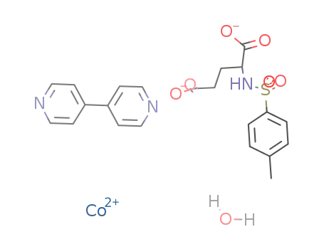 [Co((+)-N-p-tolylsulfonylglutamate)(4,4'-bipyridine)](n)*H2O
