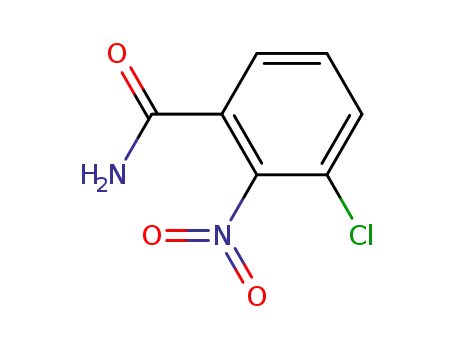 Molecular Structure of 59772-47-3 (3-Chloro-2-nitrobenzamide)