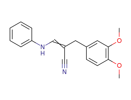 3-anilino-2-veratrylacrylonitrile