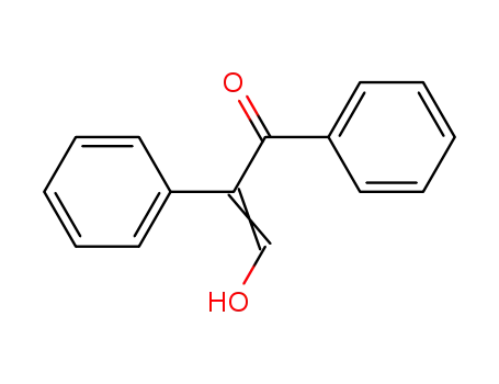Molecular Structure of 28478-24-2 (2-Propen-1-one, 3-hydroxy-1,2-diphenyl-)