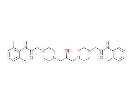1,3-bis{4-[(2,6-dimethylphenyl)aminocarbonylmethyl]-piperazin-1-yl}propan-2-ol