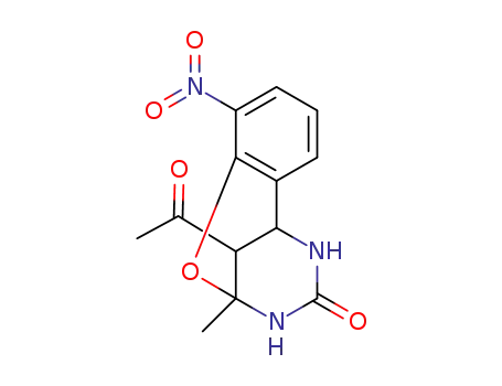 13-acetyl-9-methyl-6-nitro-11-oxo-8-oxa-10,12-diazatricyclo[7.3.1.02,7]trideca-2,4,6-triene