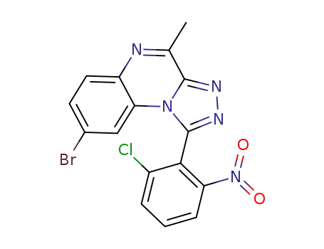 8-bromo-1-(2-chloro-6-fluorophenyl)-4-methyl[1,2,4]triazolo[4,3-a]quinoxaline