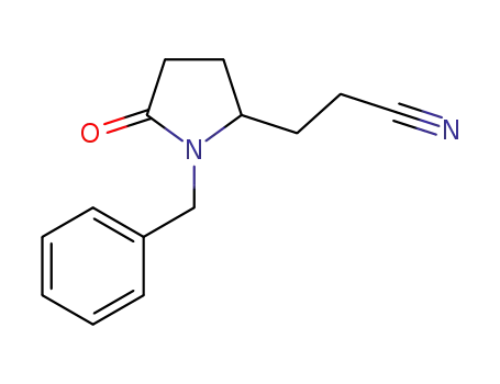 1-benzyl-5-(2-cyanoethyl)pyrrolidin-2-one