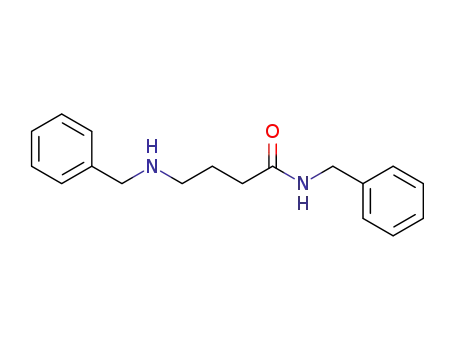Molecular Structure of 64017-86-3 (Butanamide, N-(phenylmethyl)-4-[(phenylmethyl)amino]-)