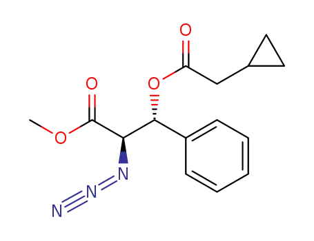 (±)-(2R,3R)-2-azido-3-(2-cyclopropylacetoxy)-3-phenylpropionic acid methyl ester
