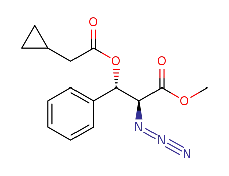 (2S,3S)-2-azido-3-(2-cyclopropylacetoxy)-3-phenylpropionic acid methyl ester