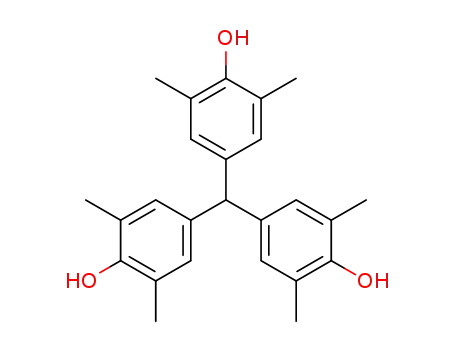 Molecular Structure of 6204-16-6 (Phenol, 4,4',4''-methylidynetris[2,6-dimethyl-)