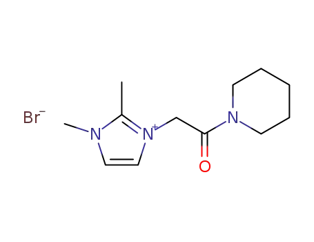 1,2-dimethyl-3-[2-oxo-2-(1-piperidinyl)ethyl]-1H-imidazolium bromide