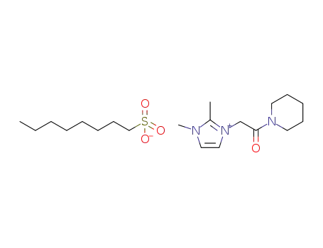 1,2-dimethyl-3-[2-oxo-2-(1-piperidinyl)ethyl]-1H-imidazolium octylsulfate