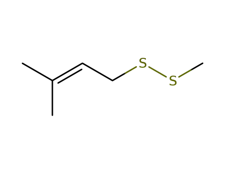 methyl-(3-methyl-but-2-enyl)-disulfane