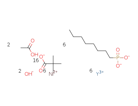 [Ni6Gd6(μ3-OH)2(μ2-OAc)2(O3P(n-octyl))6(O2CtBu)16]