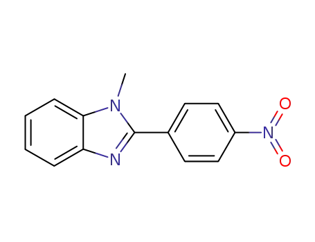 Molecular Structure of 3718-03-4 (1H-Benzimidazole, 1-methyl-2-(4-nitrophenyl)-)
