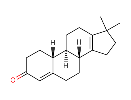 Molecular Structure of 153-23-1 (17,17-dimethylgona-4,13-dien-3-one)