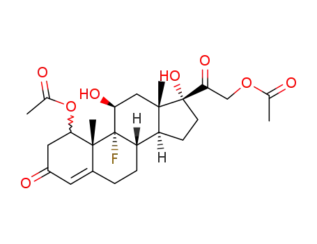 1ξ,21-diacetoxy-9-fluoro-11β,17-dihydroxy-pregn-4-ene-3,20-dione