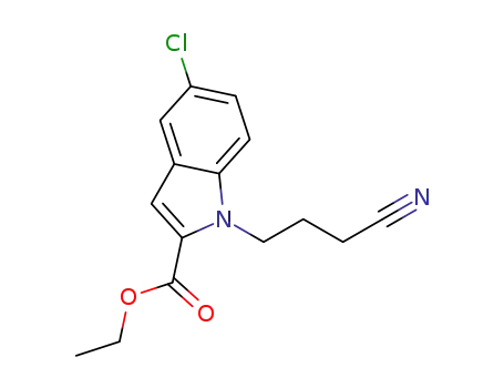 ethyl 5-chloro-1-(3-cyanopropyl)-1H-indole-2-carboxylate