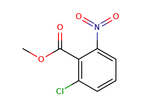 Molecular Structure of 80563-87-7 (2-Chloro-6-Nitro-Benzoic Acid, Methyl Ester)