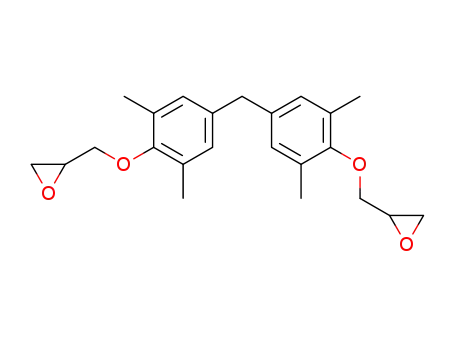Molecular Structure of 93705-66-9 (4,4'-Dihydroxy-3,3',5,5'-tetramethyldiphenylmethane diglycidyl ether)