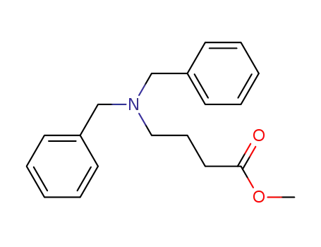 Molecular Structure of 94914-32-6 (methyl 4-(dibenzylamino)butanoate)