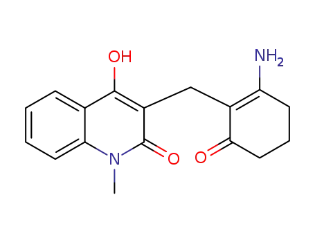 3-[(2-amino-6-oxocyclohex-1-en-1-yl)methyl]-4-hydroxy-1-methyl-1,2-dihydroquinolin-2(1H)-one