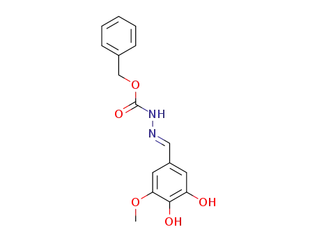 (E)-benzyl 2-(3,4-dihydroxy-5-methoxybenzylidene)hydrazinecarboxylate