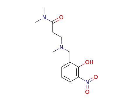 3-((2-hydroxy-3-nitrobenzyl)(methyl)amino)-N,N-dimethylpropan-amide