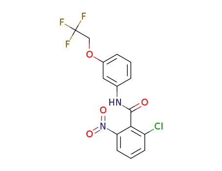 2-chloro-6-nitro-N-(3-(2,2,2-trifluoroethoxy)phenyl)benzamide