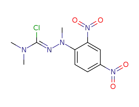 Molecular Structure of 62618-11-5 (Carbamohydrazonic chloride, N'-(2,4-dinitrophenyl)-N,N,N'-trimethyl-)