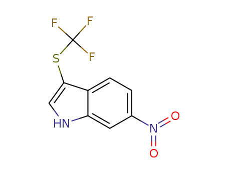6-nitro-3-((trifluoromethyl)thio)-1H-indole