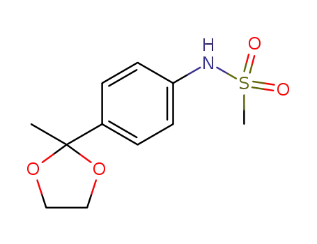 N-(4-(2-methyl-1,3-dioxolan-2-yl)phenyl)methanesulfonamide