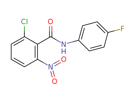 2-chloro-N-(4-fluorophenyl)-6-nitrobenzamide