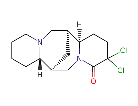 (7S)-3,3-dichloro-(7at,14ac)-dodecahydro-7r,14c-methano-dipyrido[1,2-a;1',2'-e][1,5]diazocin-4-one