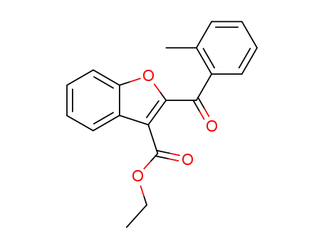 2-o-toluoyl-benzofuran-3-carboxylic acid ethyl ester