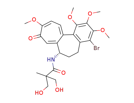 4-bromo-N-[2,2-bis(hydroxymethyl)propionyl]deacetyl colchicine