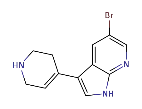 5-bromo-3-(1,2,3,6-tetrahydropyridin-4-yl)-1H-pyrrolo[2,3-b]pyridine