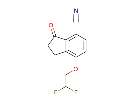 7-(2,2-difluoroethoxy)-3-oxo-2,3-dihydro-1H-indene-4-carbonitrile