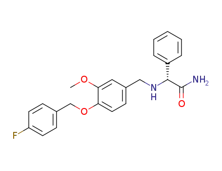 (R)-2-[4-(4-fluorobenzyloxy)-3-methoxybenzylamino]-2-phenylacetamide
