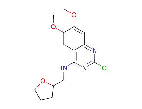 2-chloro-6,7-dimethoxy-N-((tetrahydrofuran-2-yl)methyl)-quinazolin-4-amine