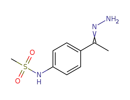 N-[4-(1-hydrazonoethyl)phenyl]methanesulfonamide