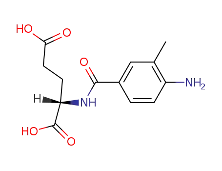 Molecular Structure of 875430-61-8 (L-Glutamic acid, N-(4-amino-3-methylbenzoyl)-)